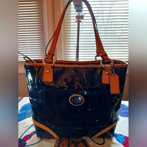 Coach Tote Midnight blue